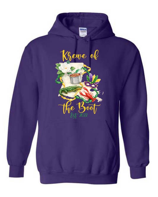 Krewe of the Boot Multicolor Logo Hoodie