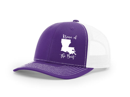 Krewe of the Boot Logo Six Panel Structured Cap