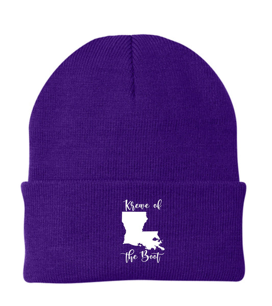 Krewe of the Boot Logo Beanie