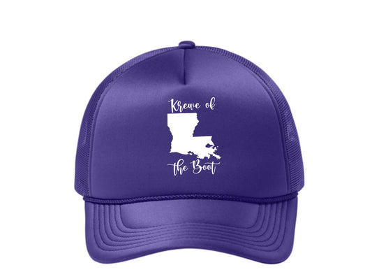 Krewe of the Boot Logo Foam Trucker Cap
