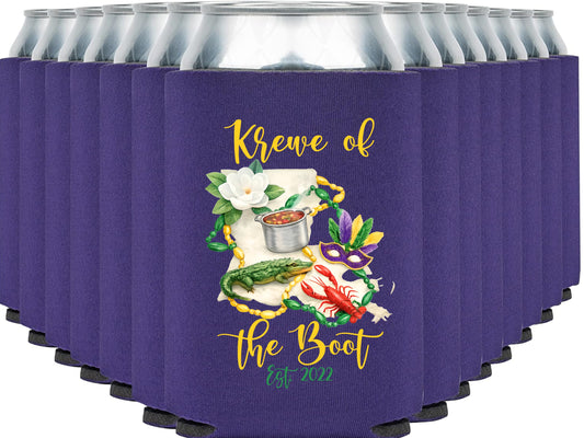 Krewe of the Boot Logo Can Sleeve