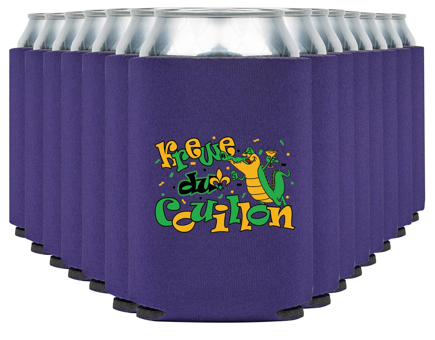 Krewe du Couillon Logo Can Sleeve