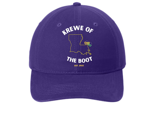 Krewe of the Boot Logo 2 Flexible "Dad" Cap