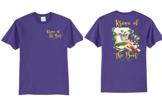 Krewe of the Boot Multicolor Logo Short Sleeve