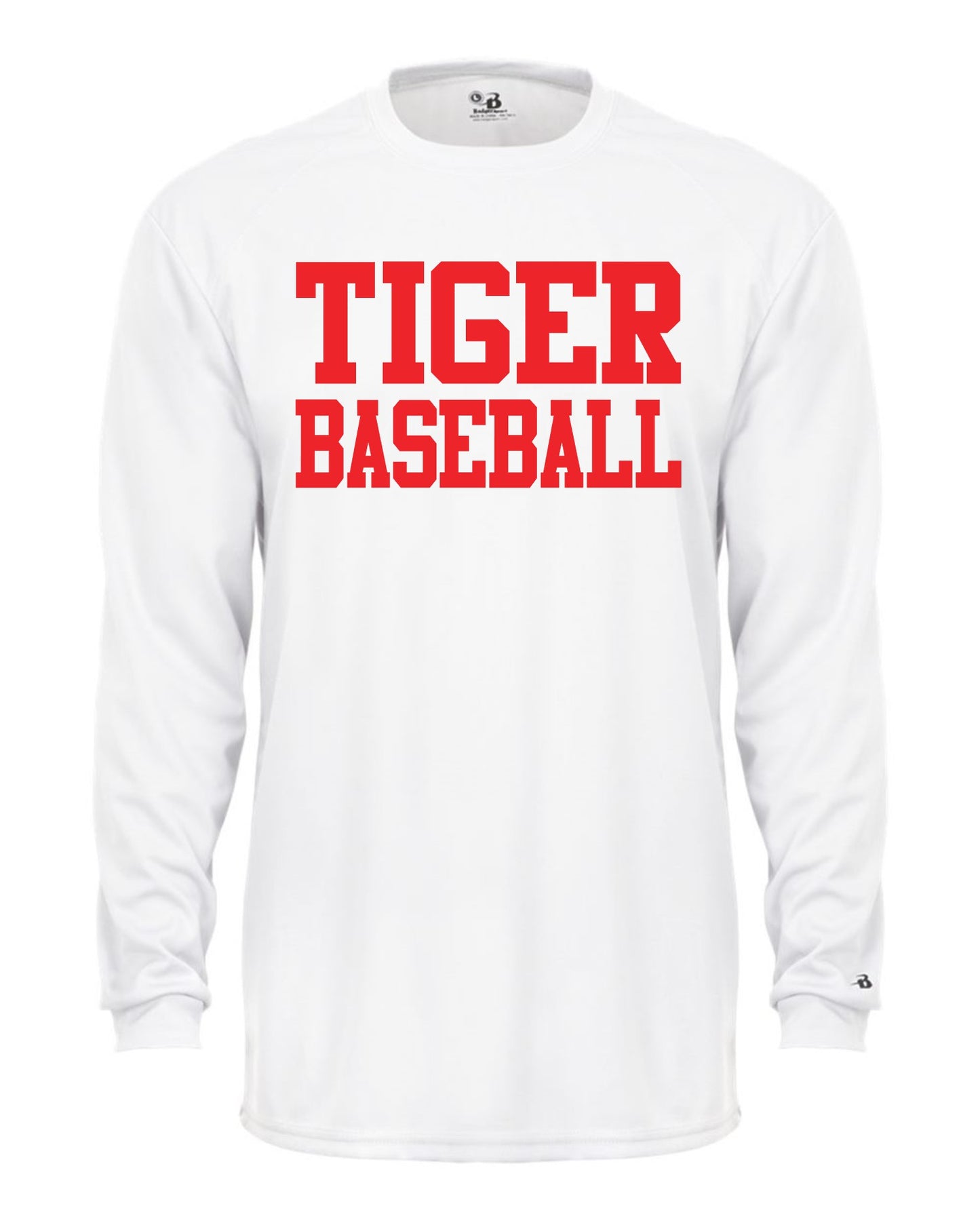 DHS Tiger Baseball Full Logo Long Sleeve