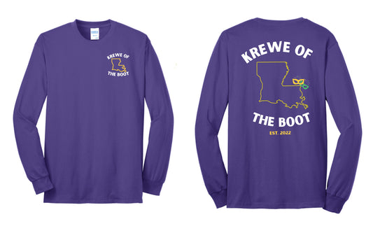 Krewe of the Boot Logo 2 Long Sleeve