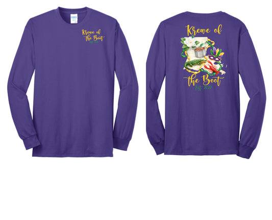 Krewe of the Boot Logo Long Sleeve