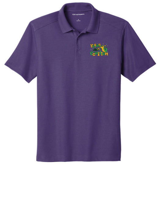 Krewe du Couillon Logo Polo Short Sleeve