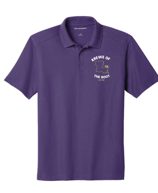 Krewe of the Boot Logo 2 Polo