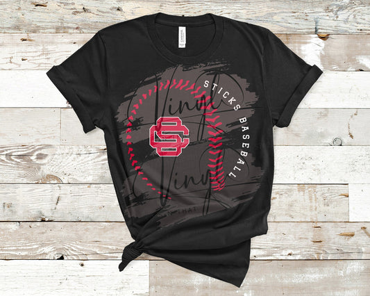Sticks Baseball Shape