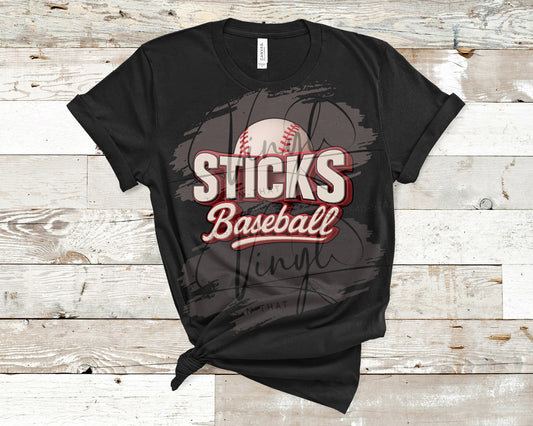 Sticks Baseball Faux Leather