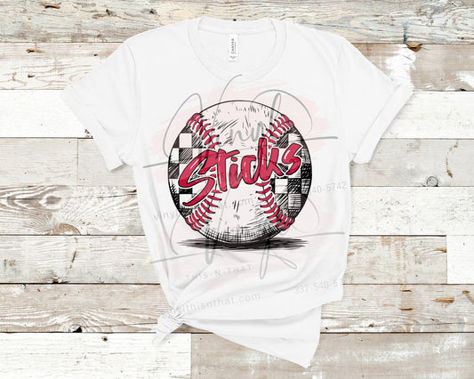 Sticks Checkered Ball