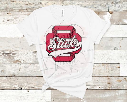 Sticks Retro Grunge with Script