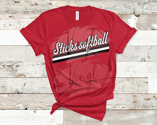 Sticks Softball Triple Stripe