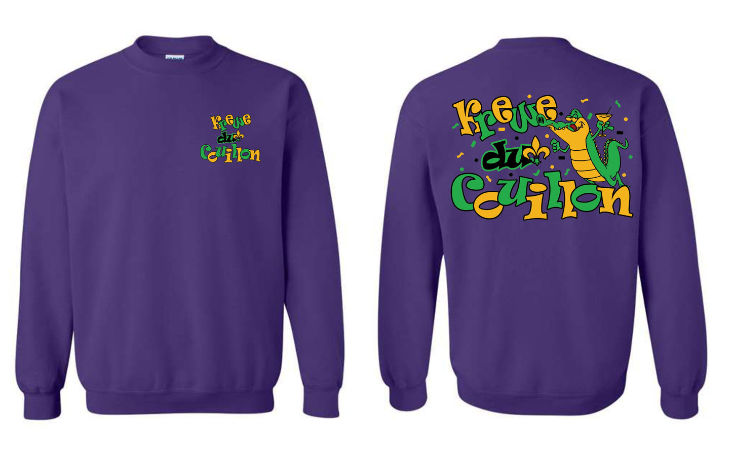 Krewe du Couillon Logo Crewneck Sweatshirt