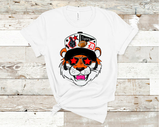 Tiger Retro Trucker Design