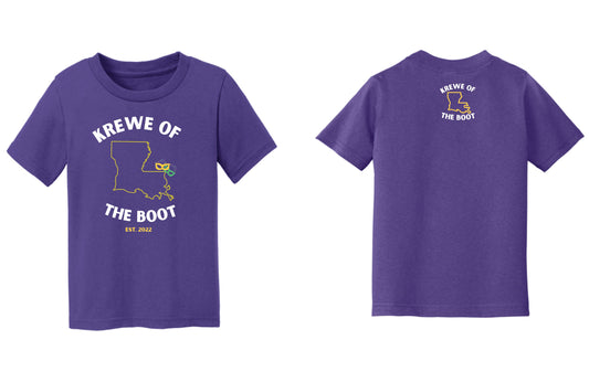 Infant & Toddler Krewe of the Boot Logo 2 Short Sleeve