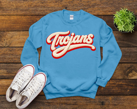 Trojans faux yarn